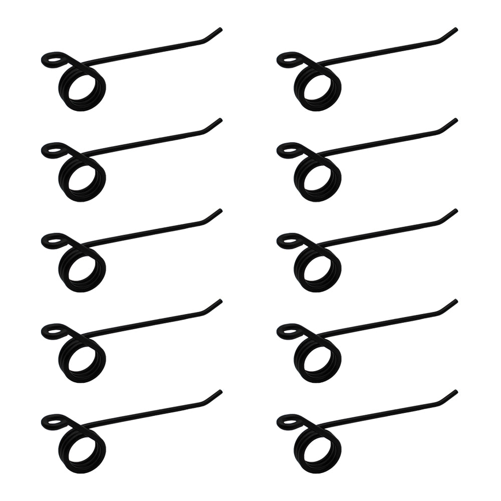 Ten Rake Teeth 7.25" Tine x 1.937" Coil OD MF-1C Wire Fits Massey Ferguson