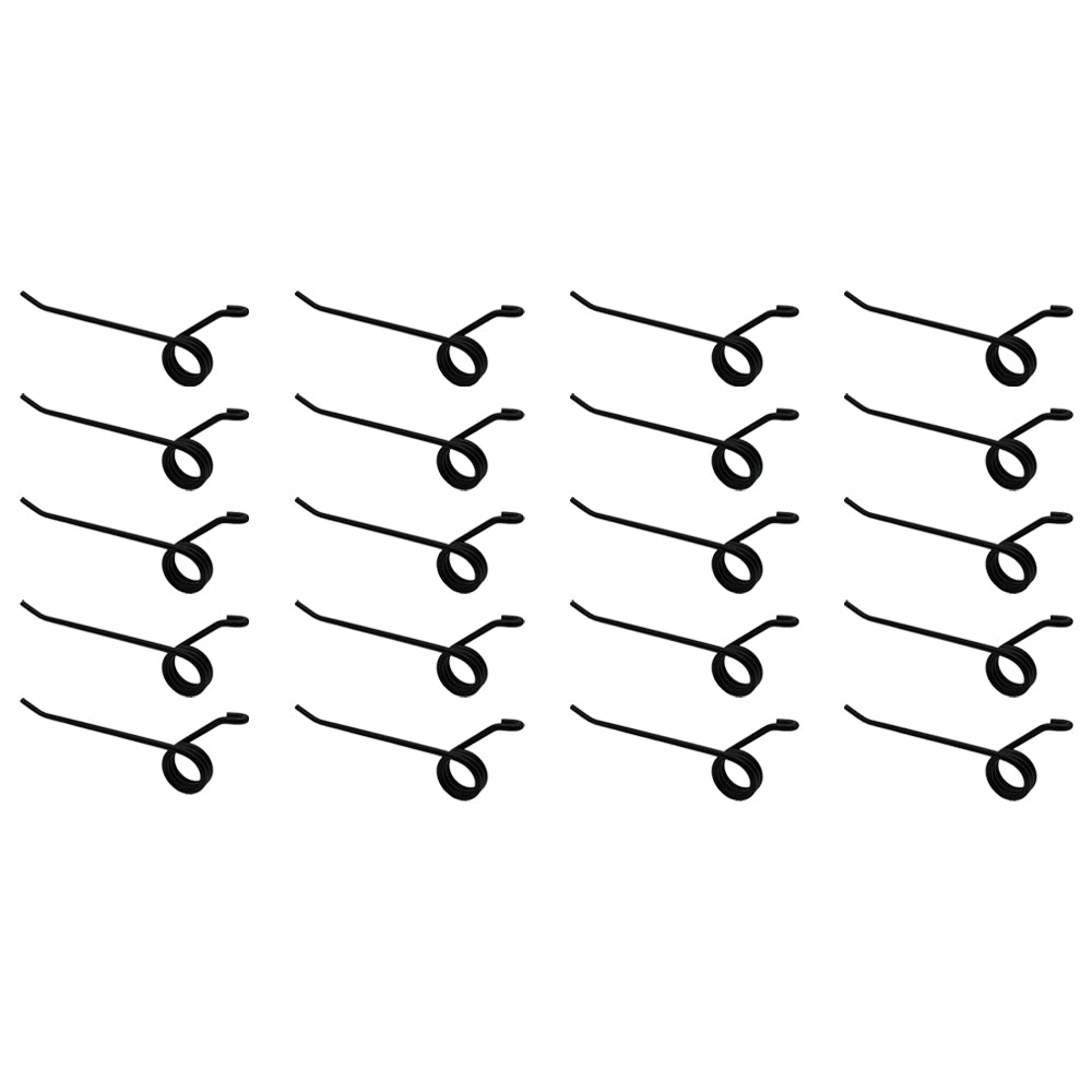 Twenty Rake Teeth 7.25" Tine x 1.937" Coil OD MF-1C Wire Fits Massey Ferguson