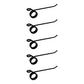 Qty 5: Rake Tooth
 Fits Massey Ferguson Replaces 667530M1