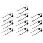 Set of 10 Fits JD Rake Teeth 7.5" Tine x 3.6875 Tine Gap x 1.75" Coil 186-SE