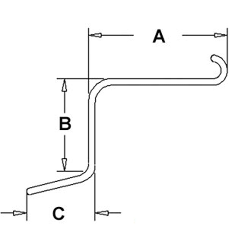 Rake Tooth Fits Tonutti Replaces A-PL015