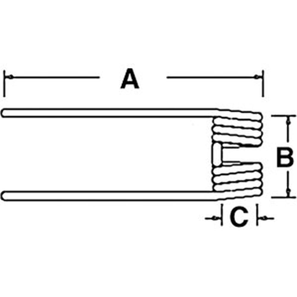 AI 57601100 Tedder Tooth for Kuhn Hay Tedder