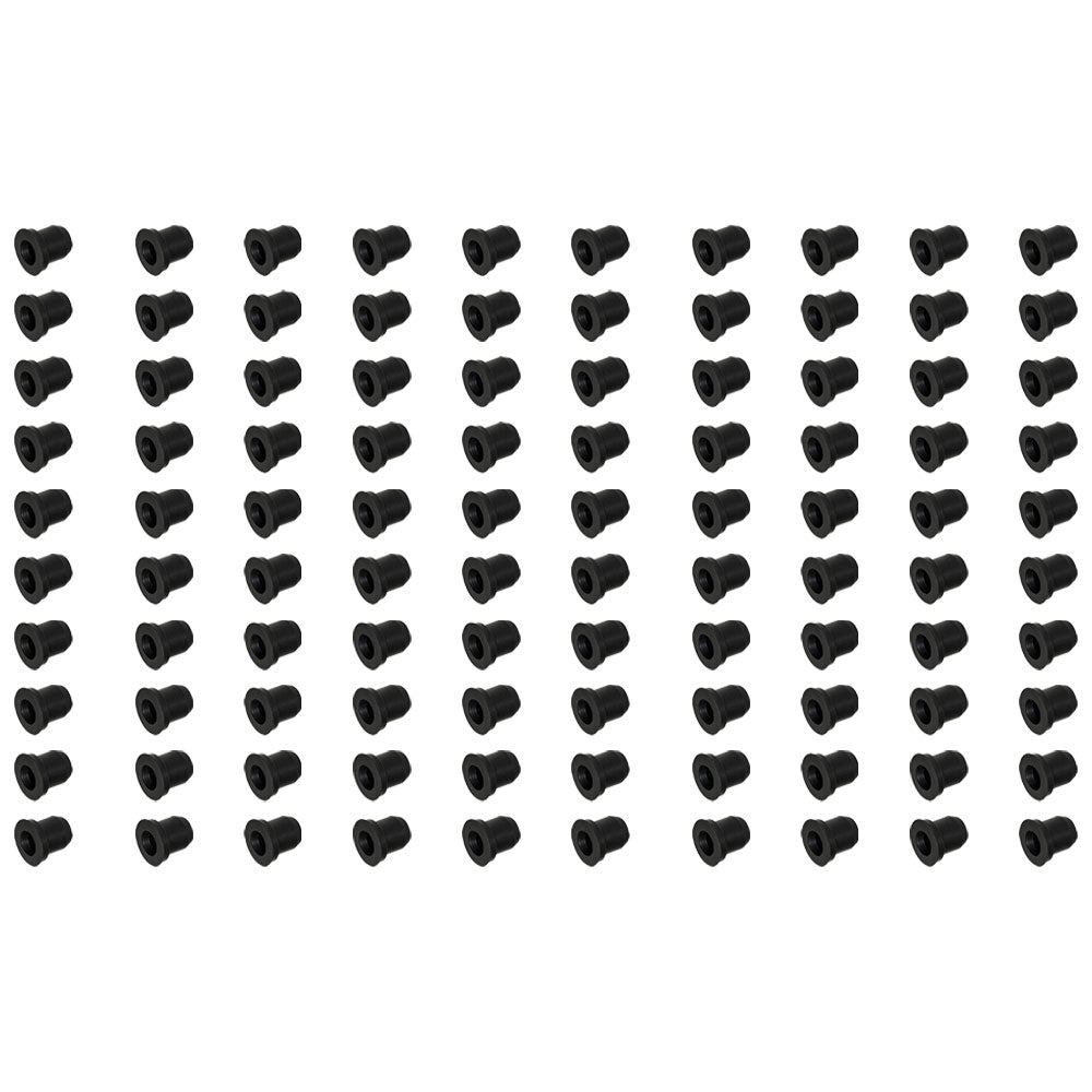 (100) Brake Bleeder Screw Or Grease Zerk Fitting Rubber Dust Covers