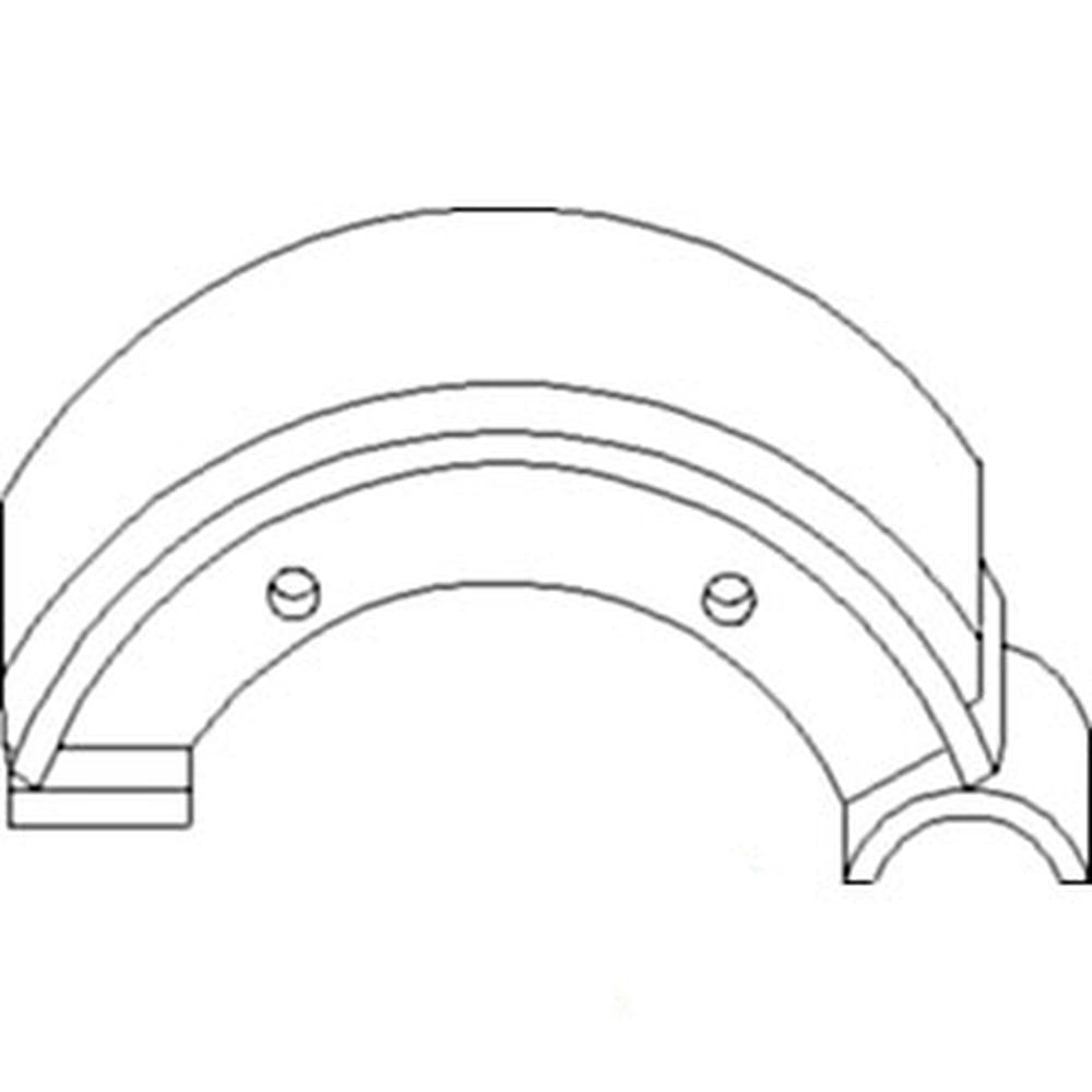 Brake Shoe Set 87344269 Fits Ford New Holland 1300 1310 1500 1510 1710
