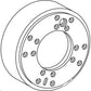 70277329 New Brake Drum Fits Allis Chalmers Tractor Models 880 D19 190 +