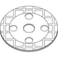 Brake Disc Fits John Deere Replaces LVU801669