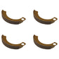 Qty. 2: Pair of Brake Shoes Fits Massey Ferguson Replaces 1810345M91