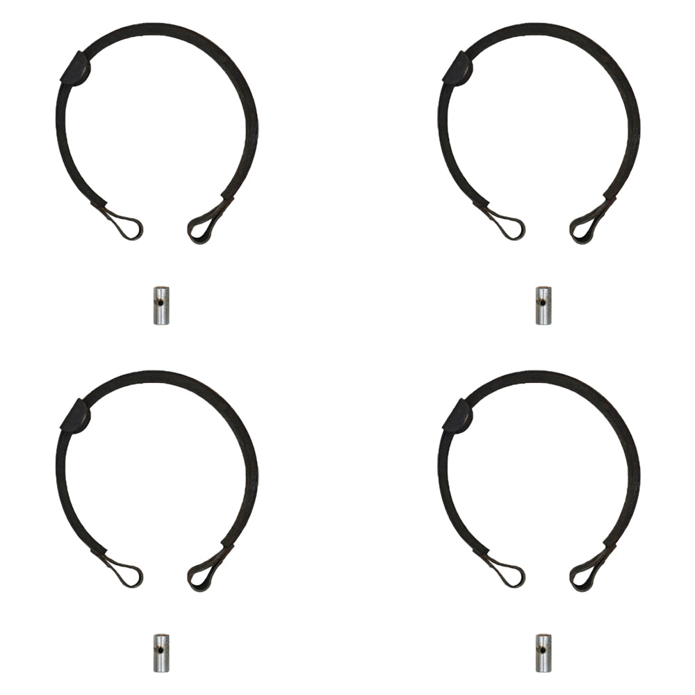 Qty 4: Brake Bands with Lock Fits Manco Replaces 1036