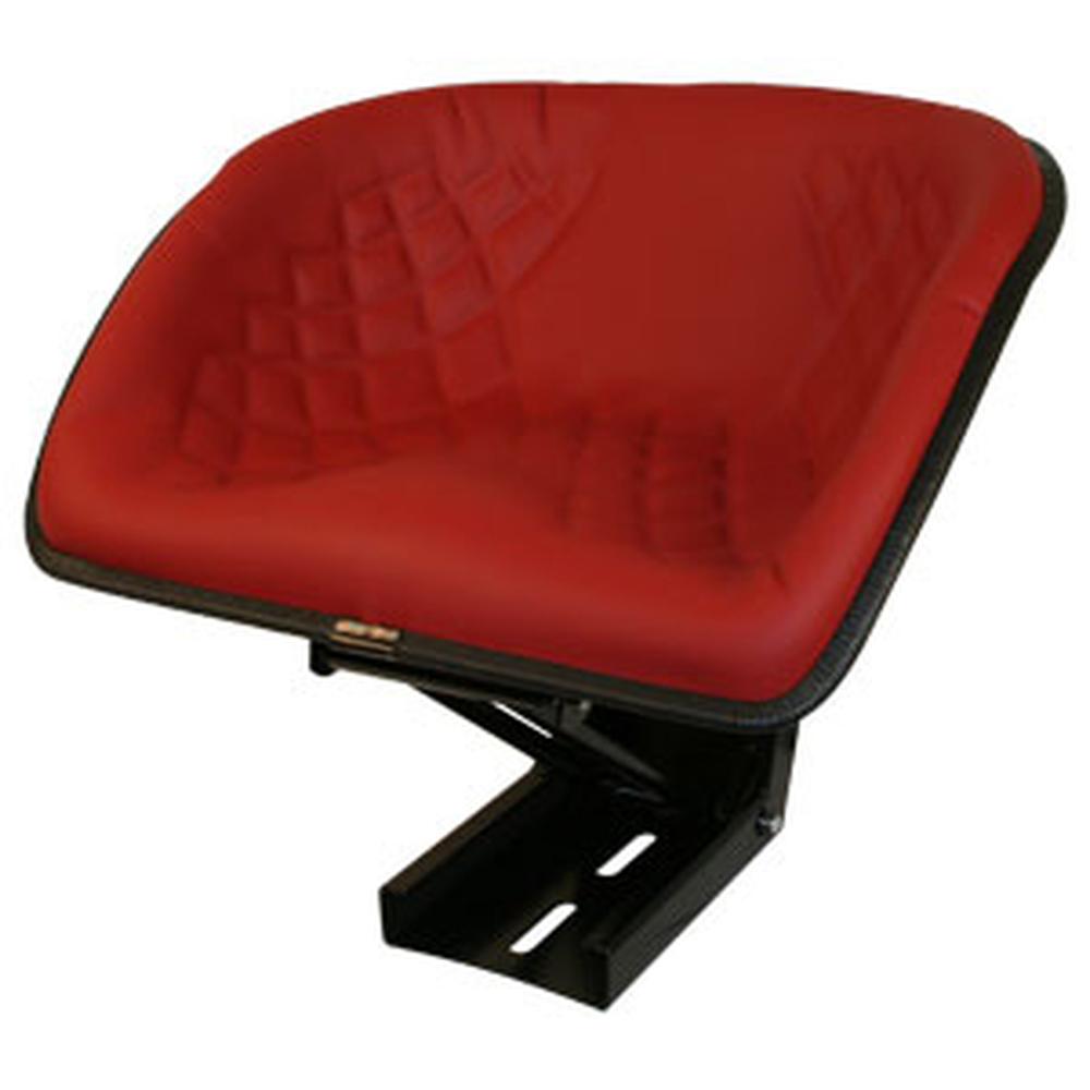 BS100RD Red Bucket Style Seat with Frame Brand New for Hesston & Universal Use