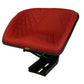 BS100RD Red Bucket Style Seat with Frame Brand New for Hesston & Universal Use