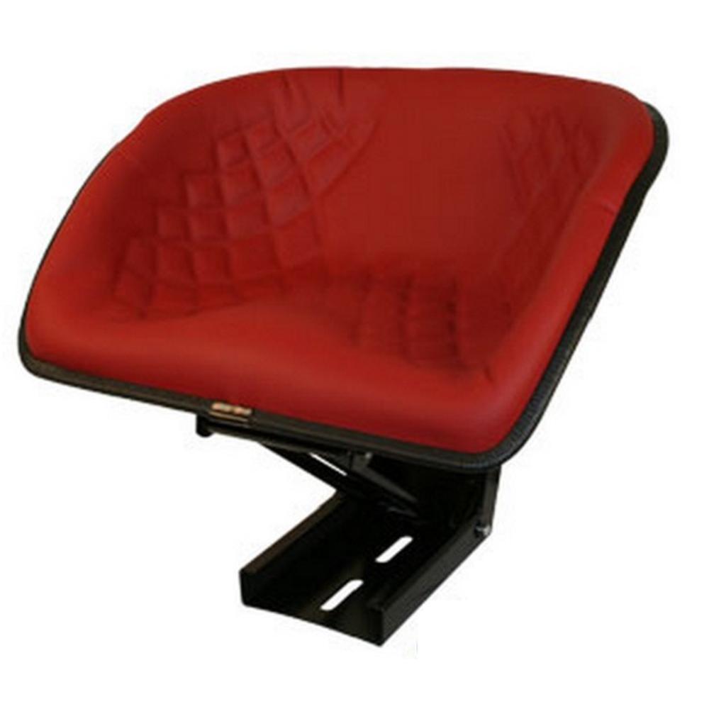 BS100RD Red Bucket Style Seat with Frame Brand New for Hesston & Universal Use