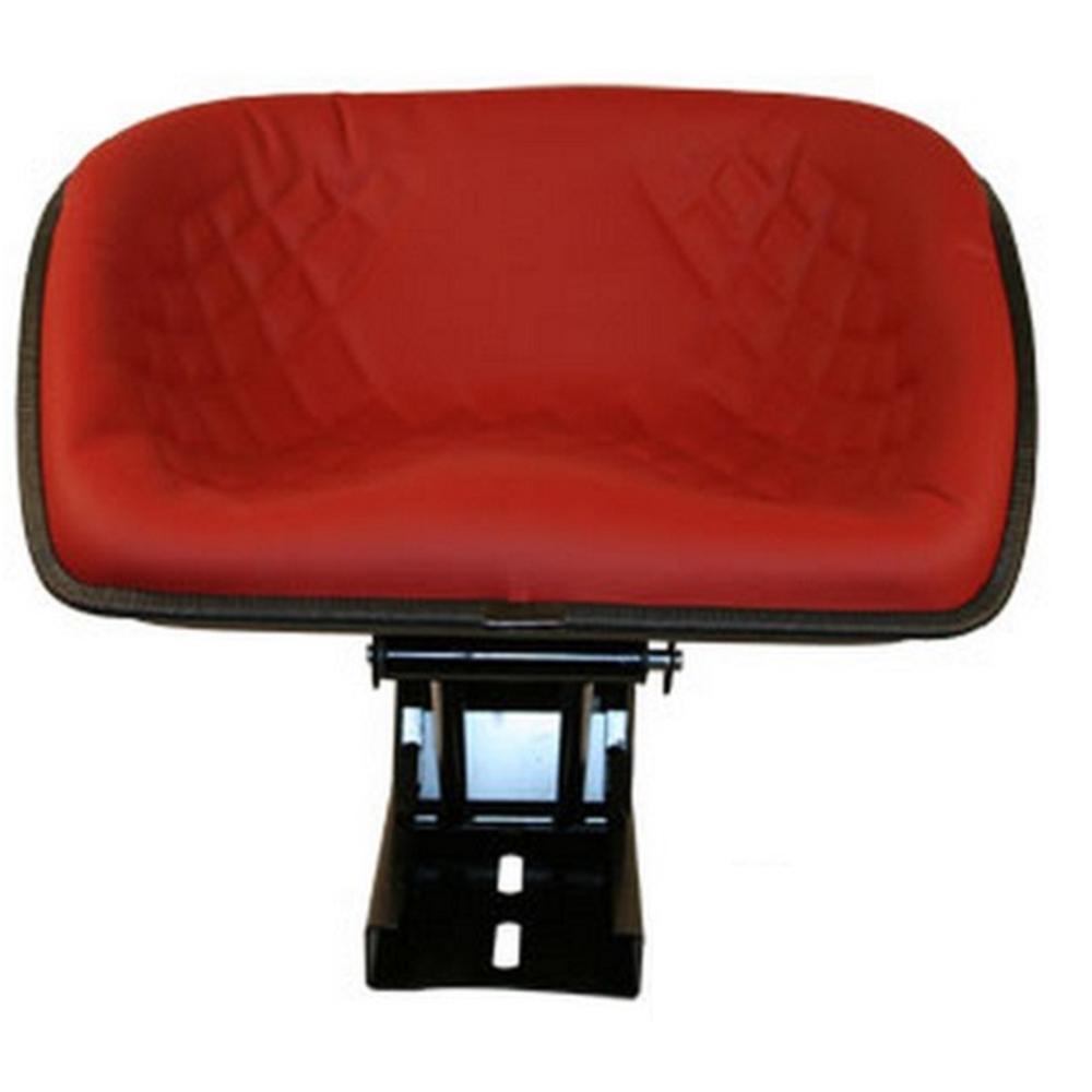 BS100RD Red Bucket Style Seat with Frame Brand New for Hesston & Universal Use