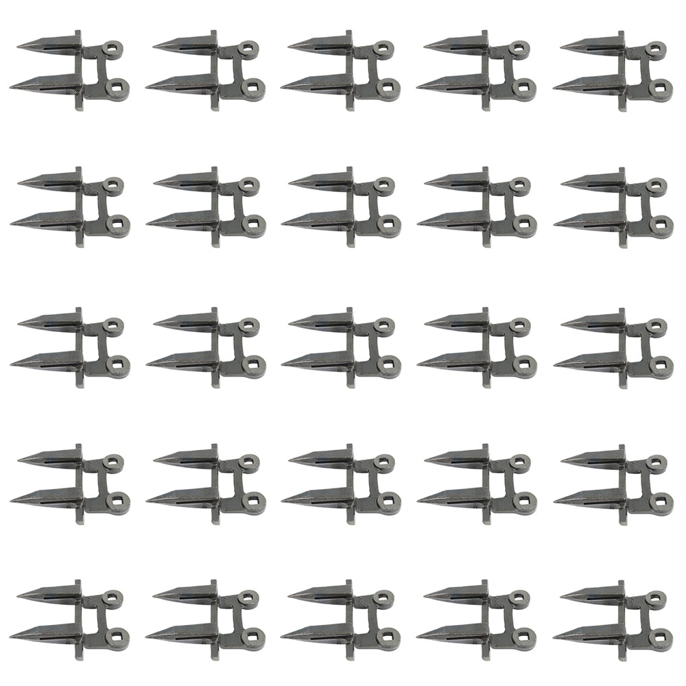 (25) 2 Prong Forged Grain Head Guard Fits John Deere 120 215 220 230