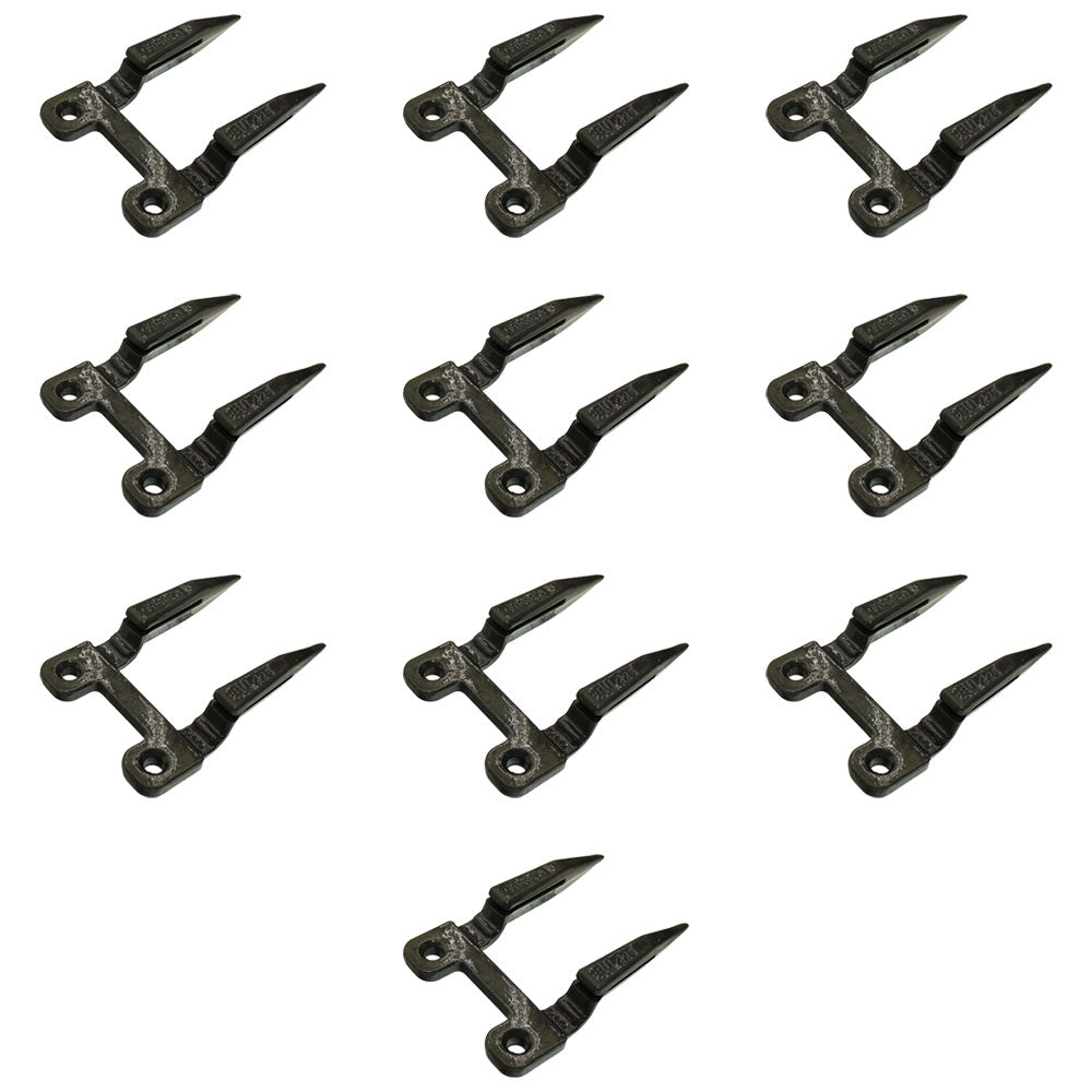 Qty 10: Grain Head Cutter Bar Double Guard Fits Buchanan Replaces BU225