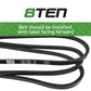 C-BLT-0043-810 Deck Belt Fits Grasshopper 75-216 481558 382090 265-671 265-146