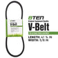 C-BLT-0244-810 Drive Belt MTD Fits Cub Cadet 954-04208A 954-04208 754-04208A