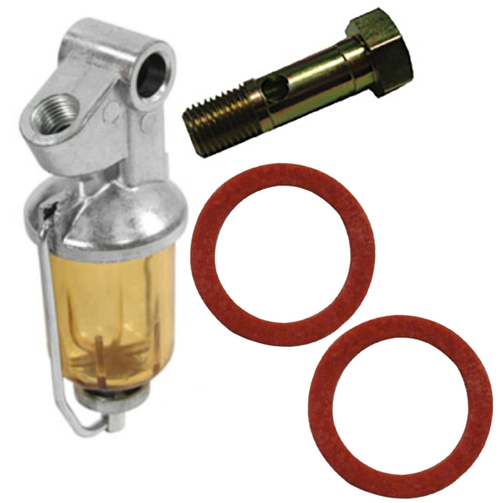 Sediment Bowl Assembly w/ Bolt & Seals Fits Ford/New Holland Replaces 311272