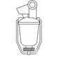 C0NN9155A Fuel Sediment Filter Strainer Bowl Fits Ford Tractors 1801 4000 800