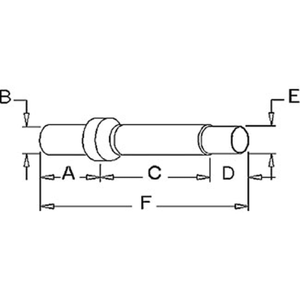 Muffler Pipe Adaptor Fits Ford Industrial 3550 4500