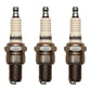 Fits Ford 2000 3000 4000 5000 SPARK PLUG AL405 SET OF 3 PLUGS