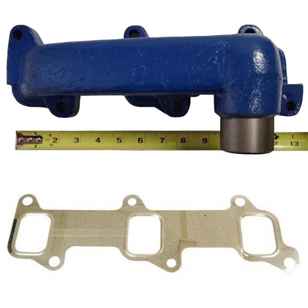 C5NE9430A Horizontal Exhaust Manifold Fits Ford Tractor 2000 3000 4000 4000S