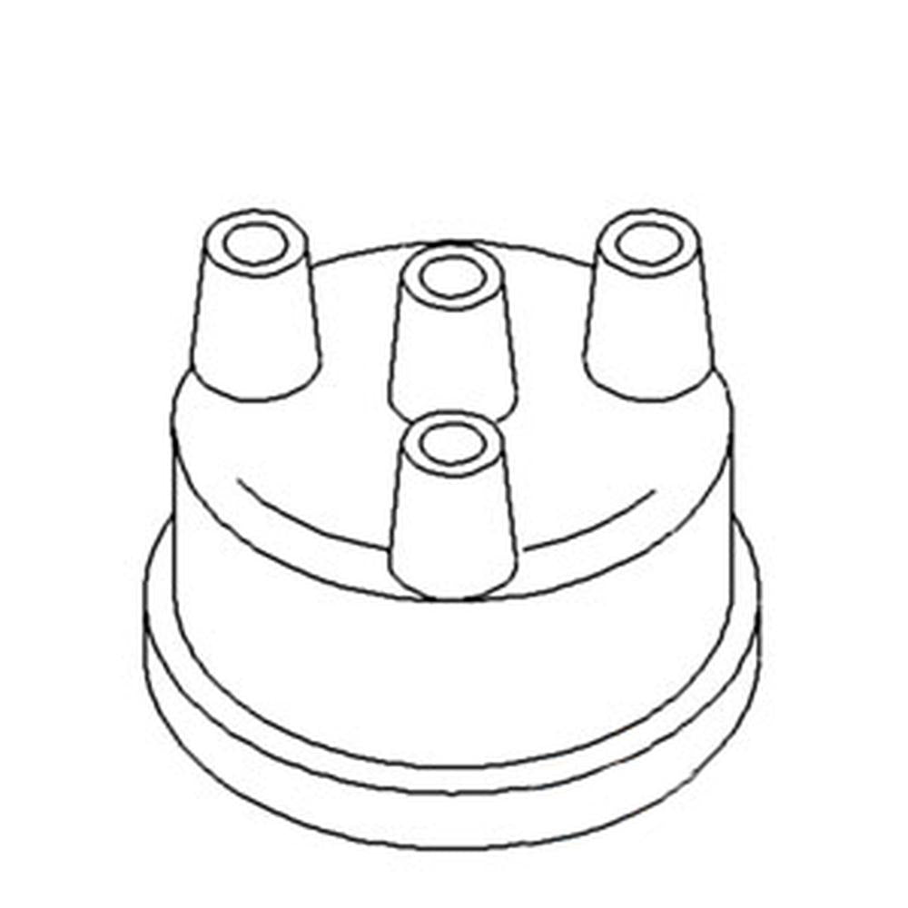 Fits Ford 2000 3000 4000 3 CYL GAS TRACTOR DISTRIBUTOR CAP C5NF12106A