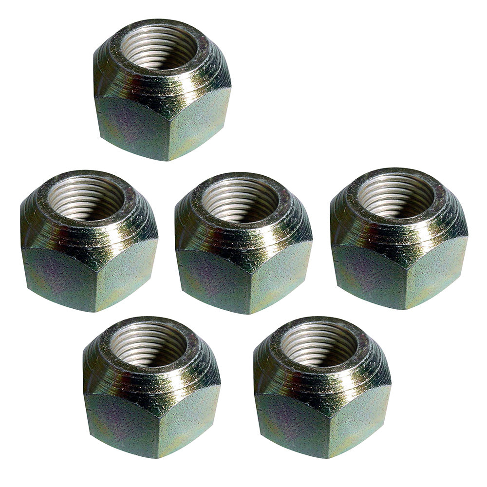 Six C5NN1012B Front Wheel Nuts Fits Ford 8N NAA 600 800 801 900 2000 4000 to '64