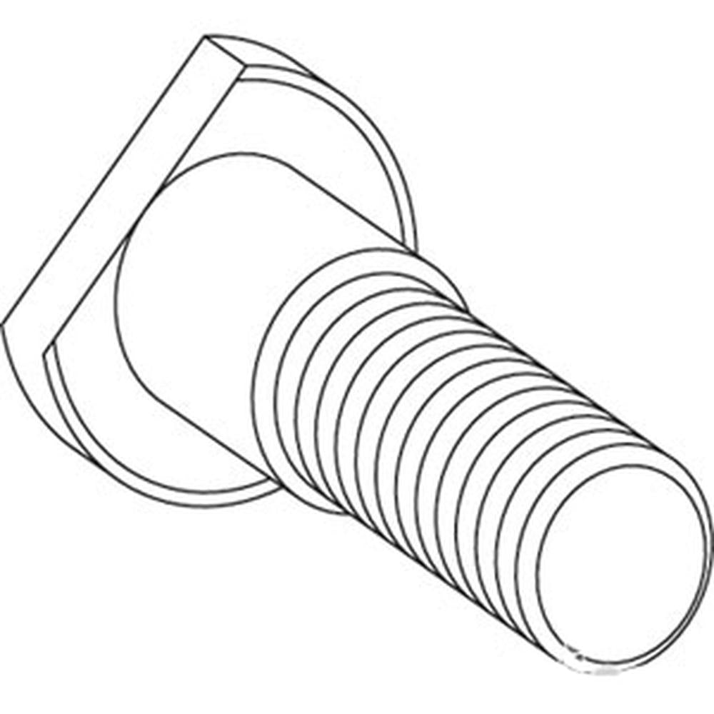 C5NN1107E Front Lug Bolt Fits Ford Tractors 2N, 8N, 9N, 600, 620, 630, 640+