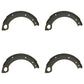 (x4) 1/2 Brake Shoe w/Lining Fits Ford/New Holland 81802510