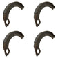 (x4) 1/2 Brake Shoe w/Lining Fits Ford/New Holland 81802510