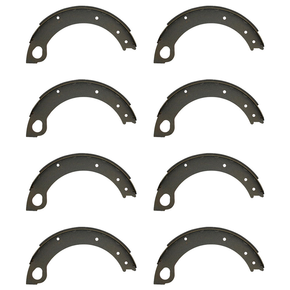 81802510 Qty 8: 1/2 Brake Shoe w/Lining Fits Ford/New Holland