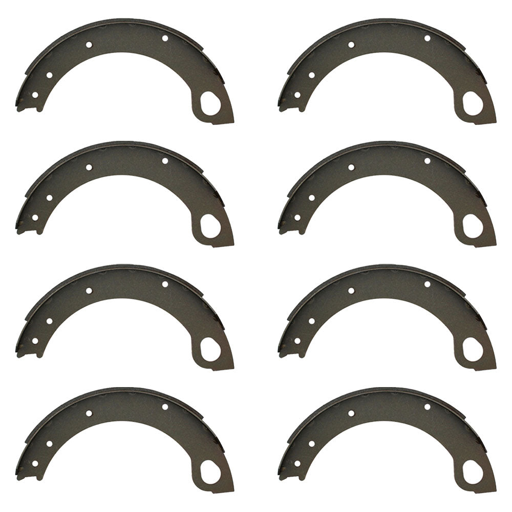 81802510 Qty 8: 1/2 Brake Shoe w/Lining Fits Ford/New Holland