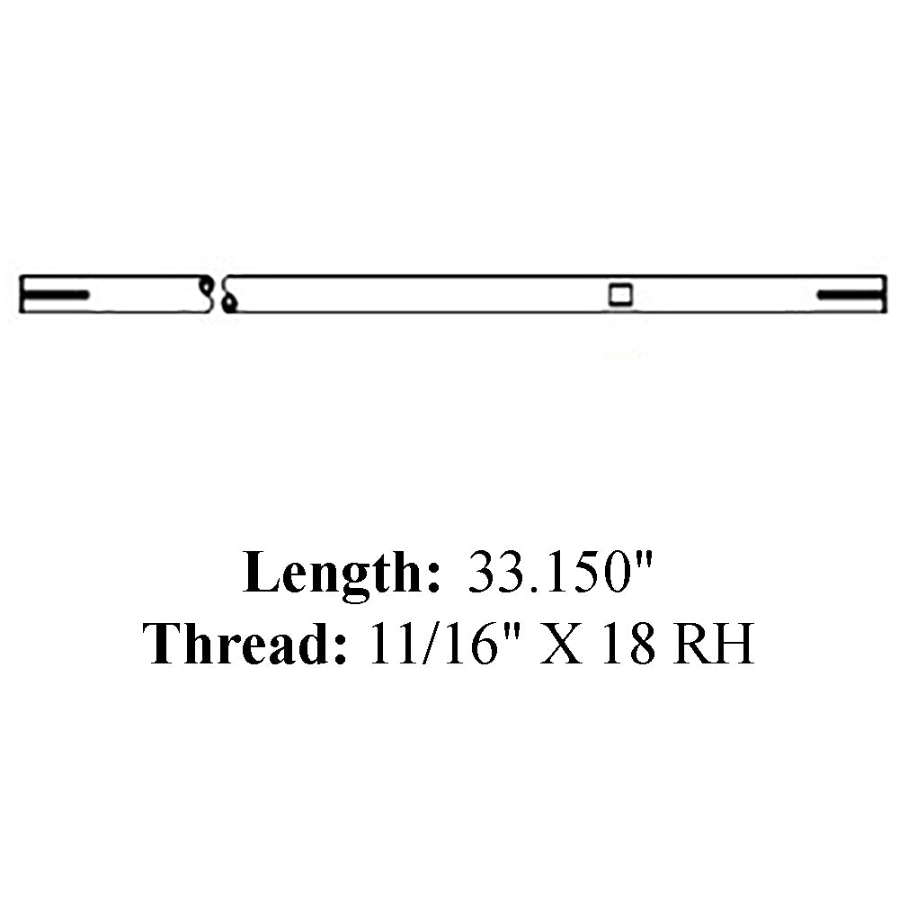 Drag Link Tube 33.15" for Long Fits Ford 2600 4100 2110 4000 3000 3610 2000 3600