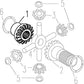 Differential Side Gear Fits Ford/New Holland Replaces 81803445