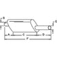 Muffler - Black Fits Ford 2000 2600 3000 3600 4000 4600 5000 6600 C5NN5230AR