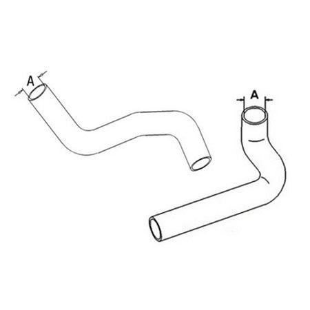 A&I Upper & Lower Radiator Hose Set For Ford 2000 3000 4000 2610 3100 3600 4100 Tractors