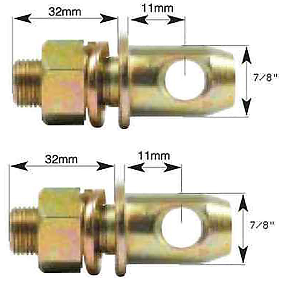 Qty 2: Stabilizer Pin Fits Massey Ferguson Replaces 181777M1