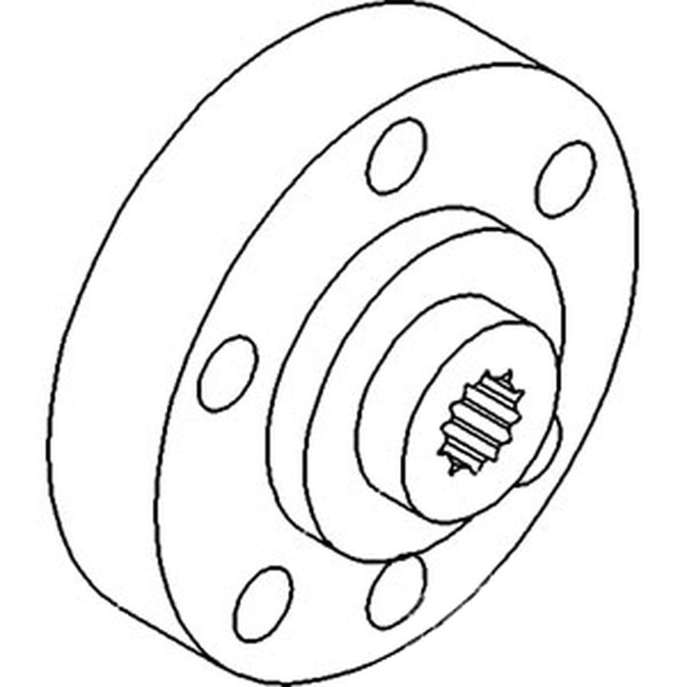 PTO Drive Hub Fits Ford 5000 7000 Tractors 15 Spline C5NNN777A 81801947