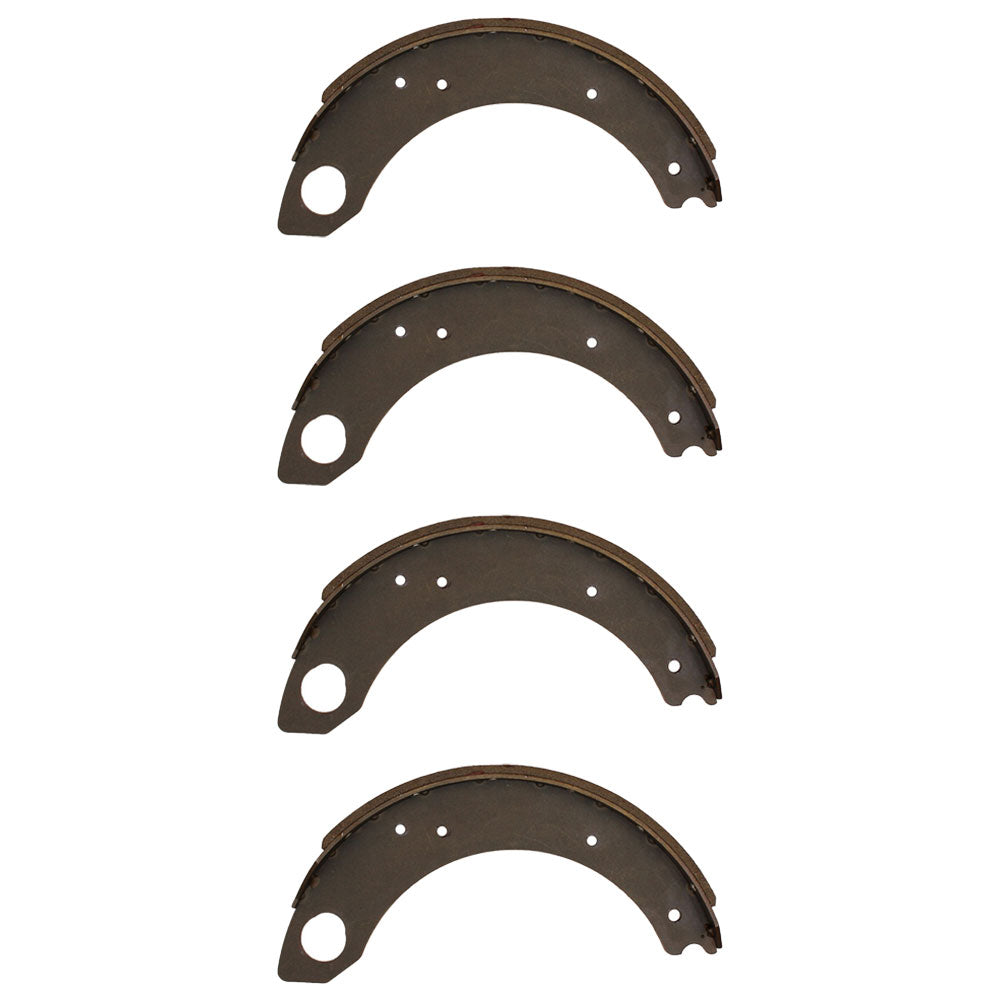 C7NN2218A Four Industrial Drum Type Brake Shoes Fits Ford New Holland 3500
