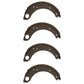 Qty 4: 1/2 Brake Shoe Fits Ford/New Holland Replaces 86531521