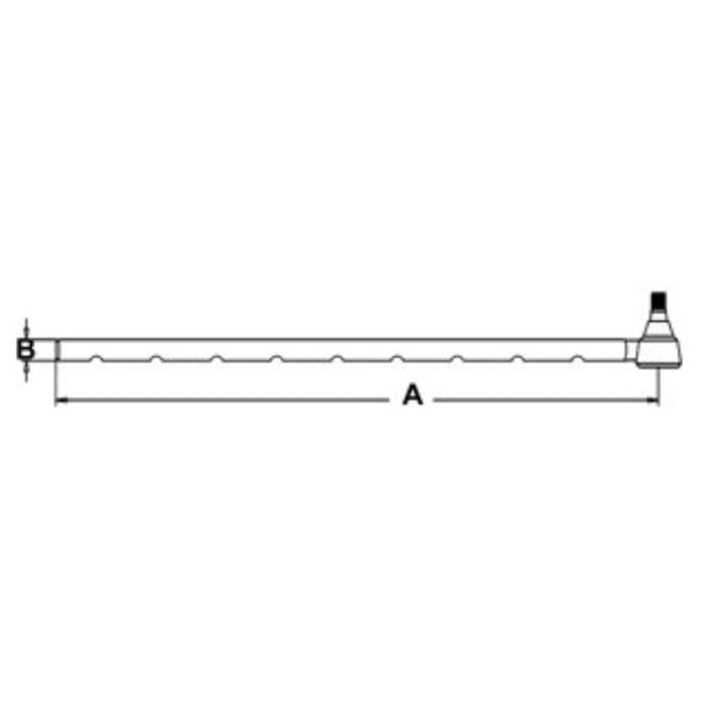 WN-C7NN3280D-PEX Tie Rod, Outer Fits Ford/New Holland 8000 9000 9700 8200 8