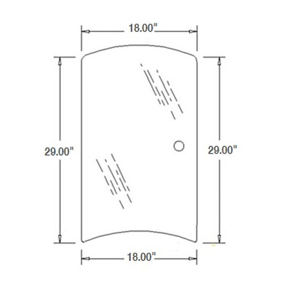 Cab Glass - Side Window RH Fits Kubota M5040 M6040 M7040 M8540 M9540 3C581-70540