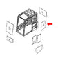 Left Hand Rear Glass Fits Komatsu Replaces 20Y-53-11241