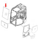 22B-54-17931 Front Upper Glass For Komatsu Excavator PC228USLC-3-KU