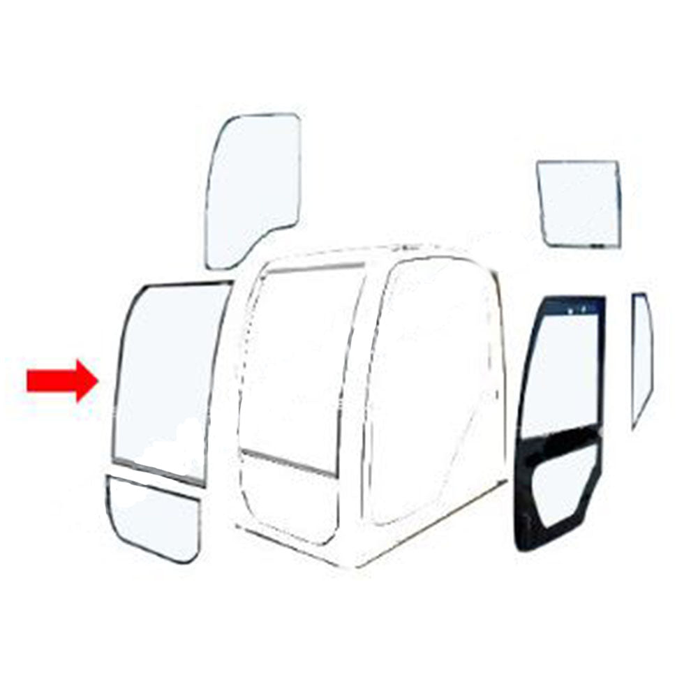 76303237 Front Center Glass Fits Case-IH Loader 721EXT, 821E, 921E, 721F, 821F