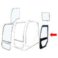 84143871 Left Side Door Glass Fits Ford New Holland NH Loader W110C W130C