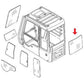 FYA00001497 Rear Window Fits John Deere Excavator Trackhoe 250GLC