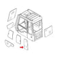 FYA00001498 Side Rear Window Glass Fits John Deere Excavator 160GLC 180GLC