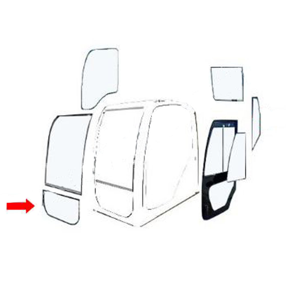 Cab Glass Front Lower Fits Case CX470C CX160C CX300C CX130D CX250C CX130C