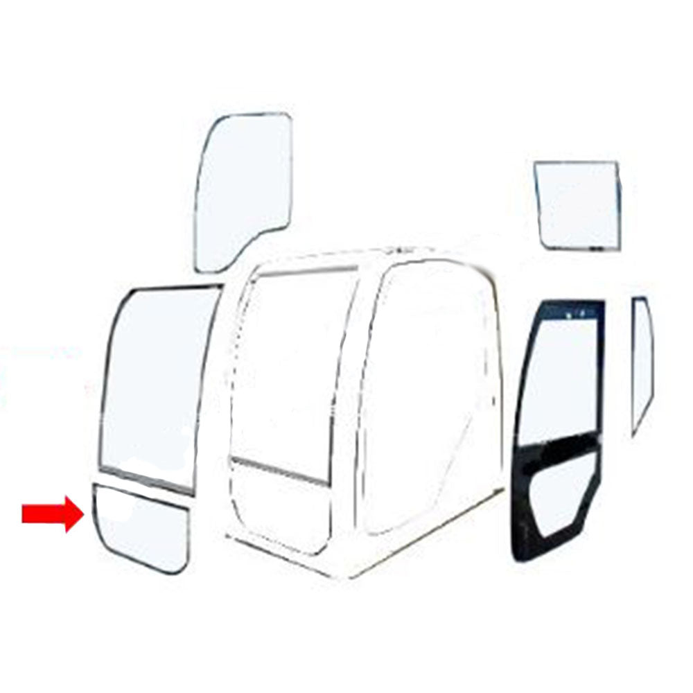 Front Lower Cab Glass For Kobelco SK170LC-8 SK210LC-8 SK260LC-8 SK295LC-8